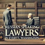 Russian Speaking Lawyers in Everett Washington consulting with a client in a professional law office.
