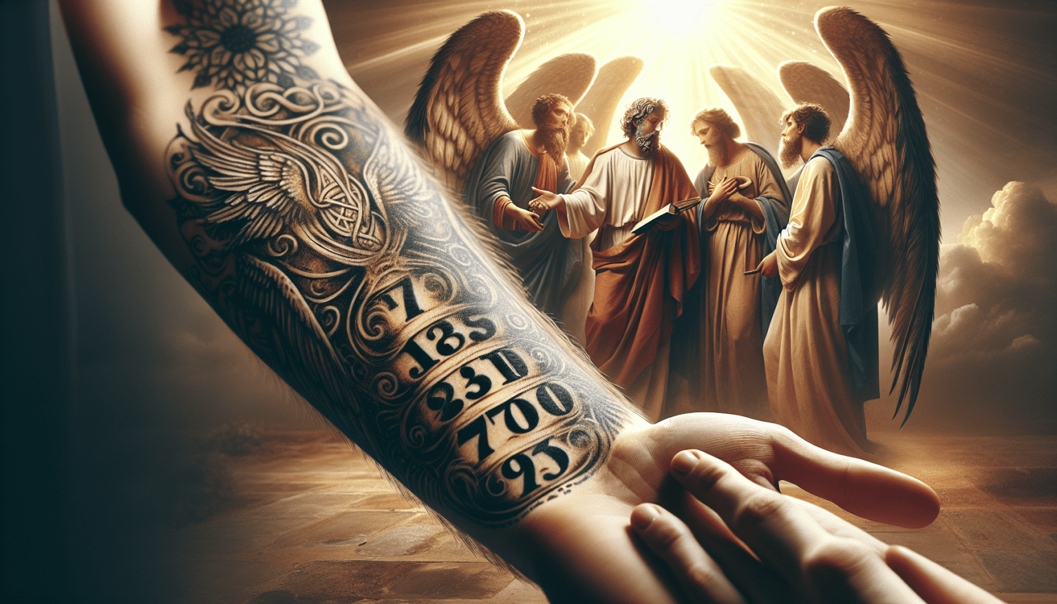 Angel Number Tattoos: Sacred Scribes, Biblical Meaning & Manifest