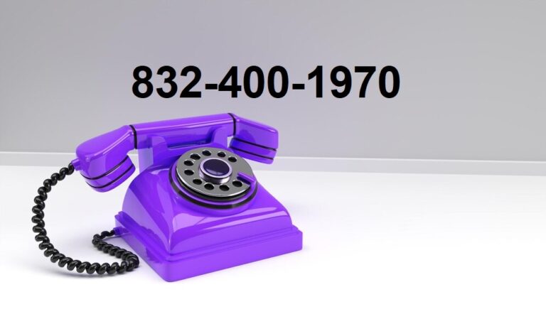 832-400-1970 – Learn All About 832-400-1970