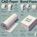 What is the Difference bw Cad and Bond Paper