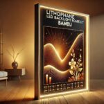Lithophane LED Backlight Board Kit Bambu with soft glowing light.