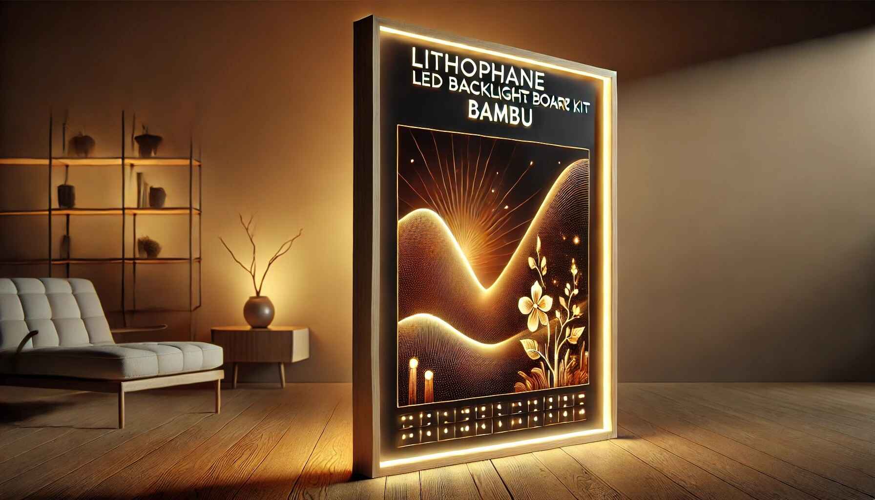 Lithophane LED Backlight Board Kit Bambu| Guide 2025