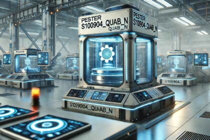 Industrial environment featuring Pester S100904_Quab_N with robotic automation.