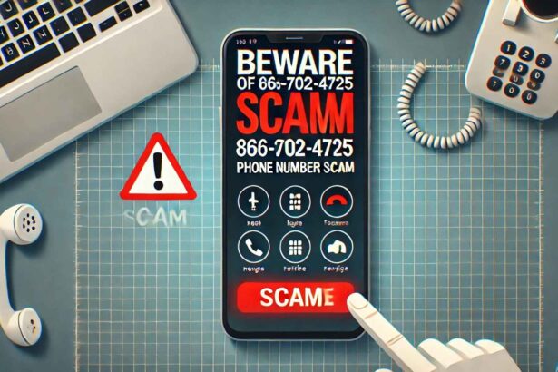 Beware of 866-702-4725 Phone Number Scam warning sign