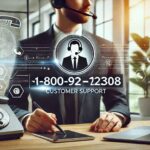 Customer support image with phone number +1-800-921-2308.