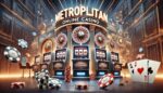 Metropolitan Online Casino with slot machines and roulette.