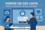 Visual guide Conroe ISD SSO Login ClassLink portal using SSO.