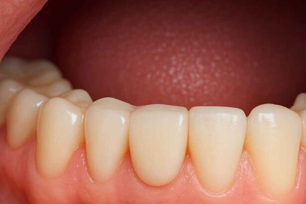 One tooth bridge fitted between healthy teeth