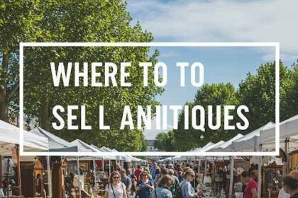 Lively antique market for finding where to sell antiques near me.