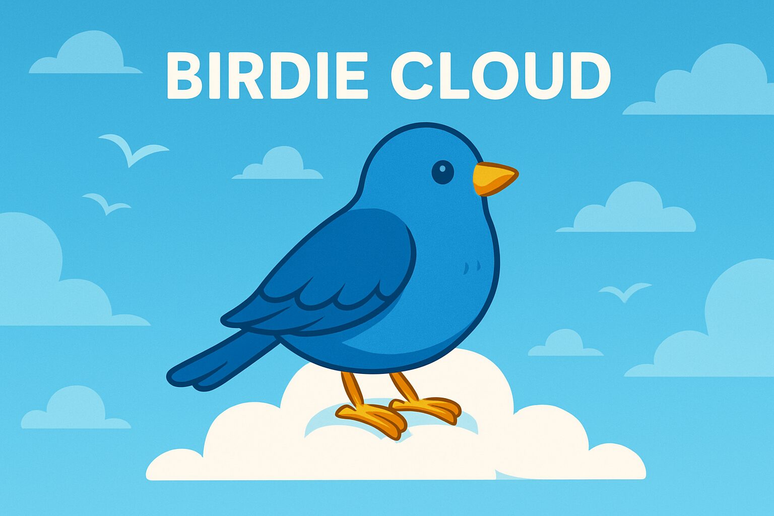 Keep it descriptive and include the exact phrase "Birdie Cloud"