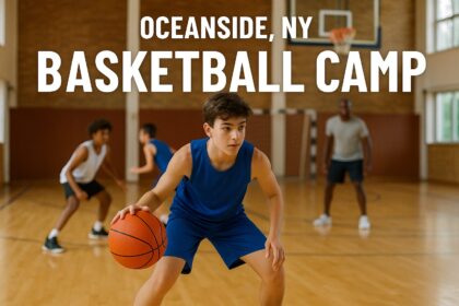 alt="young athletes training at oceanside ny basketball camp