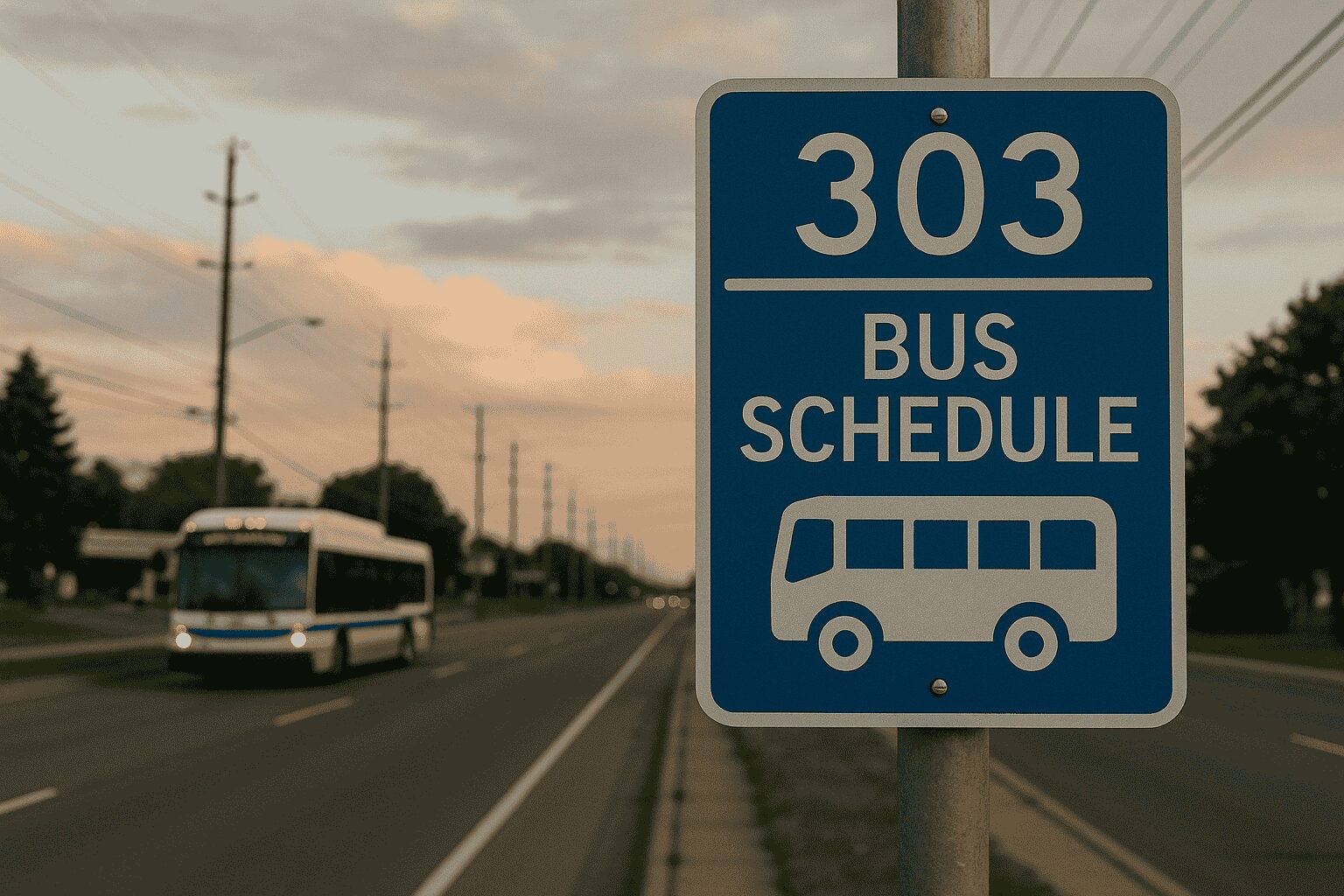 303 Bus Schedule