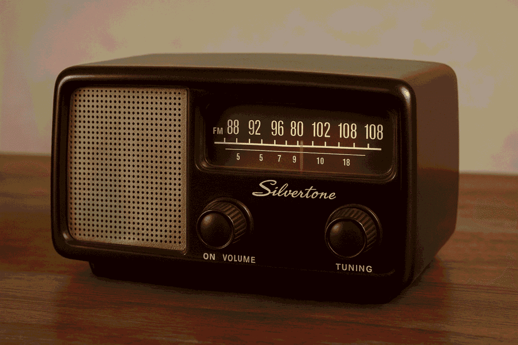 silvertone tube FM radio