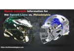 Detroit Lions V/S Eagles