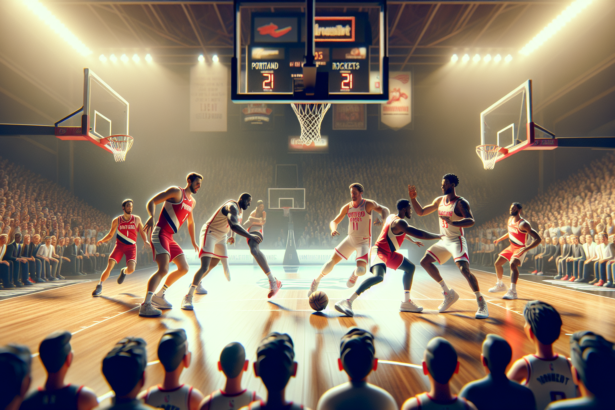 Defense and Deni Lead Portland to Victory Over Rockets