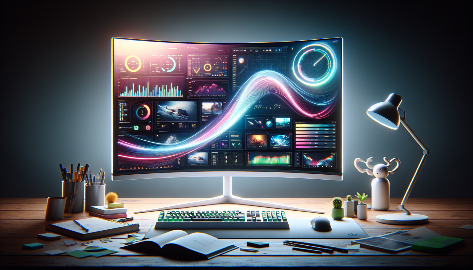 White Curved Monitor: Boost Your Work and Gaming Experience