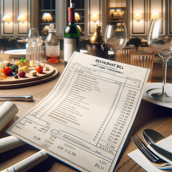 Restaurant Bill: A Complete Guide to Understanding It