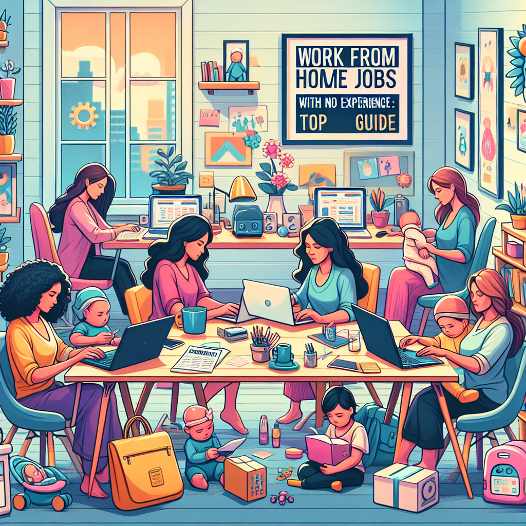 Work From Home Jobs For Moms With No Experience: Top Guide
